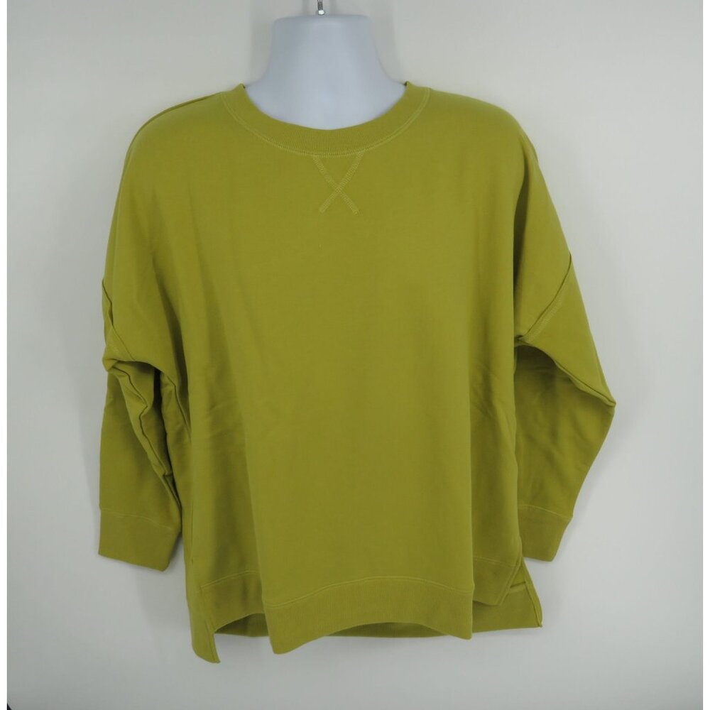 True Craft Women's Olive Green 0X Oversized Sweatshirt NWT $48